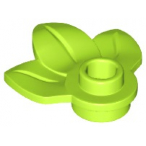 LEGO® Plant Plate Round 1x1 with 3 Leaves