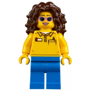 LEGO® MiniFigure Coaster Operator Female