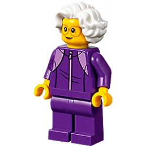 LEGO® Mini-Figurine Passagère Avion - Grand-Mère