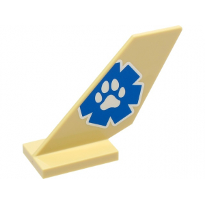 LEGO® Aileron - Gouvernail 2x6x4 Imprimée Urgences Animaux