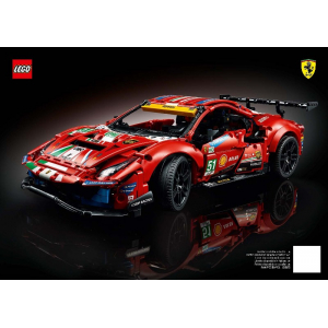 LEGO® Notice Papier 42125 Ferrari 488 Gte Af Corse