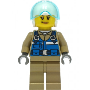 LEGO® Mini-Figurine Pilote De l'Hélicoptère de Sauvetage