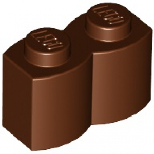 LEGO® Brick Modified 1x2 with Log Profile