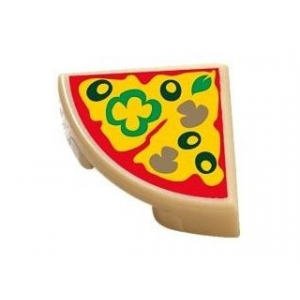 LEGO® Tile Round Decorated Pizza