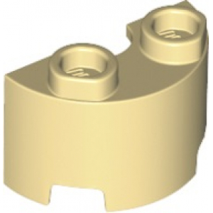 LEGO® Cylinder Half 1x2x1