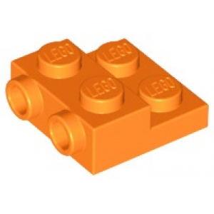 LEGO® Plate 2x2x2/3 - 4 Tenons et 2 Creux sur un Côté