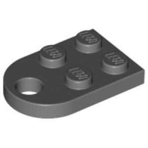 LEGO® Plate 2x3 - Arrondie et Passage Pour Connecteur