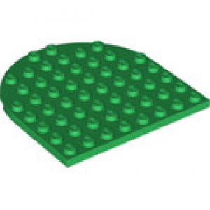 LEGO® Plate Round 8x8 Rounded End