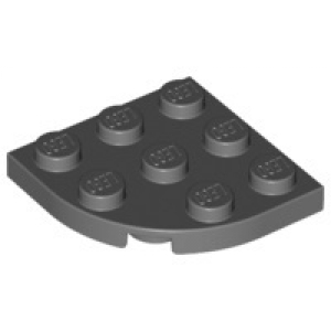 LEGO® Plate 3x3 - 1/4 de Cercle