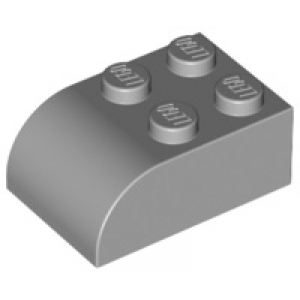 LEGO® Slope Curved 2x3 with Four Studs