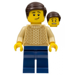 LEGO® Mini-Figurine Homme Apeuré
