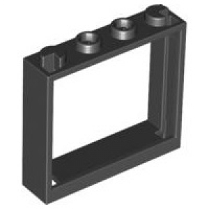 LEGO® Window 1x4x3 - No Shutter Tabs