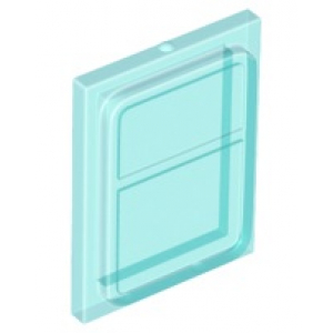 LEGO® Glass for Train Door with Lip on All Sides