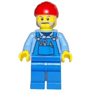 LEGO® Minifigure Tow Truck Driver Red Bandana