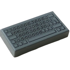 LEGO® Plate Lisse 1x2 Imprimée Clavier