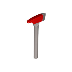 LEGO® Minifigure Utensil Axe Pick End with Red Heat