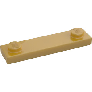 LEGO® Plate 1x4 modified with 2 studs