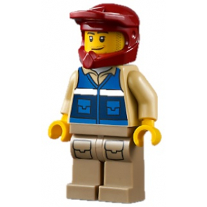 LEGO® Mini-Figurine Sauveteur avec Casque Cross