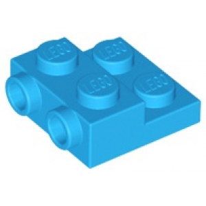 LEGO® Plate 2x2x2/3 - 4Tenons et 2 Creux sur un Côté