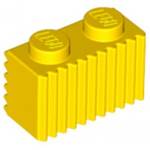 LEGO® Brique 1x2 Effet Cannelure