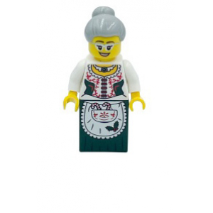 LEGO® Granny Mini Figurine - Grandmother - Outfit