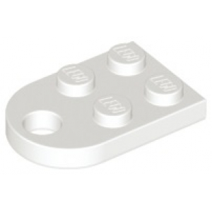 LEGO® Plate 2x3 - Arrondie et Passage Pour Connecteur