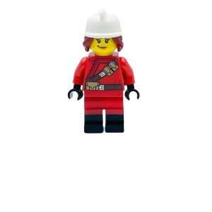 LEGO® Mini-Figurine Femme Pompier avec Casque