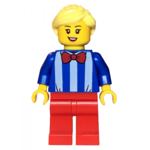 LEGO® Mini-Figurine Femme avec Noeud Papillon - Vendeuse