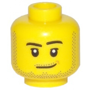 LEGO® Minifigure Head Male Smirk
