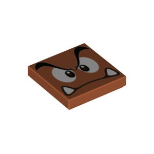 LEGO® Tile 2x2 with Groove with Goomba