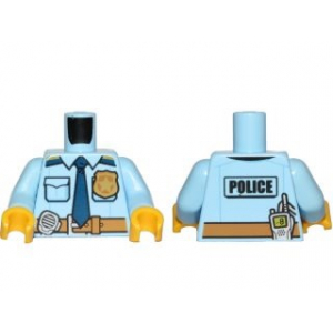 LEGO® Mini-Figurines Torse Imprimé Police (6M)