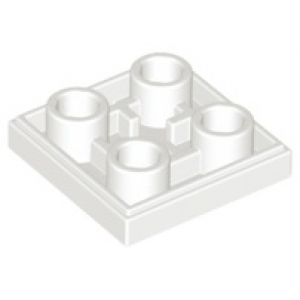 LEGO® Plate Lisse 2x2 inversée Avec 4 Tenons Creux