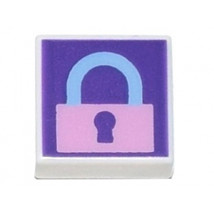 LEGO® Tile 1x1 With Locked padlock