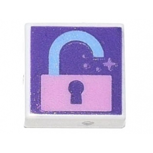 LEGO® Tile 1x1 With Open padlock