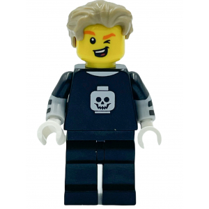 LEGO® Mini-Figurine Homme Imprimé Tête de mort - Halloween