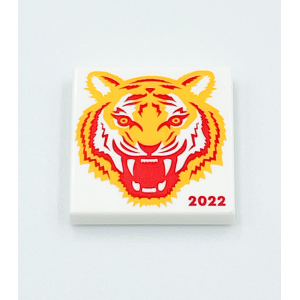 LEGO® Plate Lisse Imprimée 2x2 Nouvel An Chinois 2022