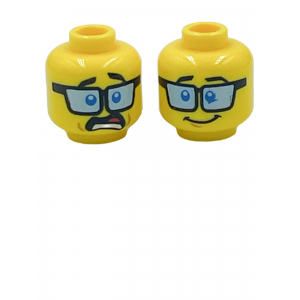 LEGO® Mini-Figurines Tête Avec 2 Expressions (2F)