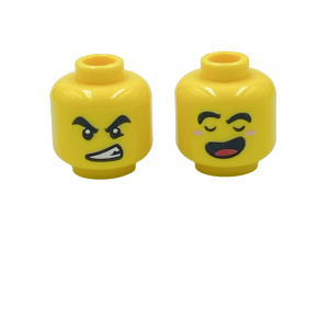 LEGO® Minifigure - Head with 2 Expressions