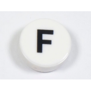 LEGO® Plate Lisse 1x1 Imprimée Lettre F