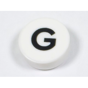 LEGO®  Plate Lisse 1x1 Imprimée Lettre G