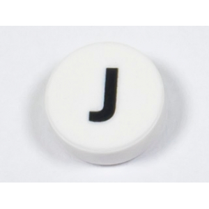 LEGO® Plate Lisse 1x1 Imprimée Lettre J