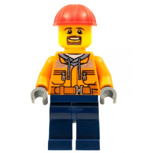 LEGO® Forklift Driver Chest Pocket Zippers