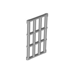 LEGO® Porte Grille 1x4x6 - (Cellule de Prison, Cage, Zoo)