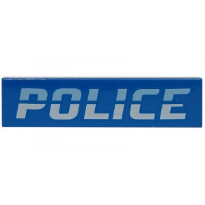 LEGO® Tile 1x4 with 'POLICE' Pattern