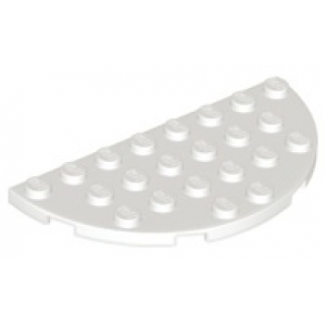 LEGO® Plate Round Half 4x8