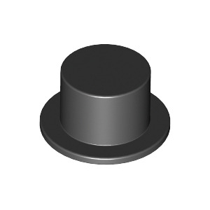 LEGO® Minifigure Headgear Hat - Top Hat