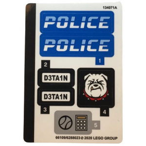 LEGO® Autocollant - Stickers Police 60242