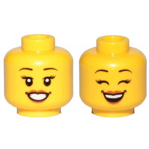 LEGO® Minifigure - Head Dual Sided Female