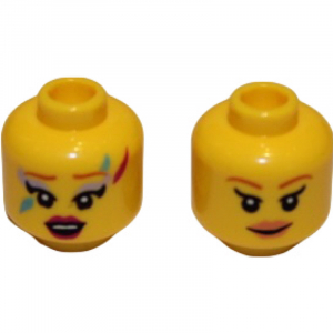 LEGO® Mini Figurine - Tête Femme Avec 2 Expressions (2H)
