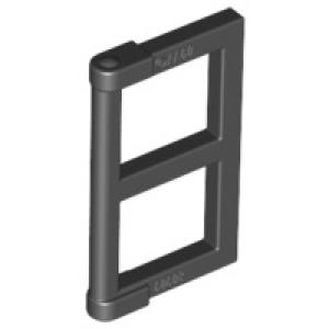 LEGO® Pane for Window 1x2x3 with Thick Corner Tabs